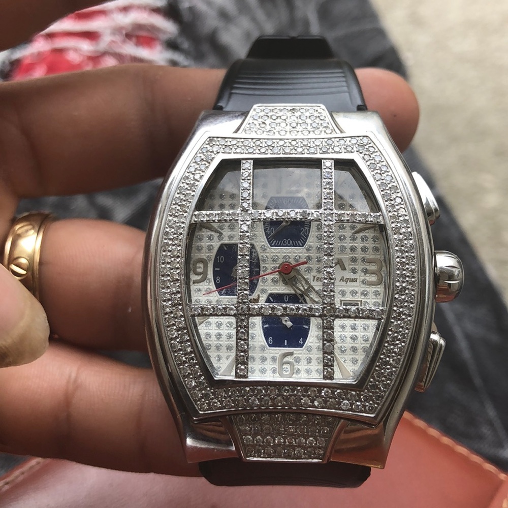 Techno Aqua sports diamond watch